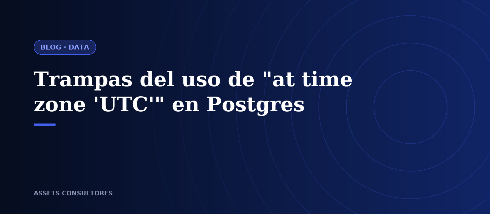Trampa en Postgres