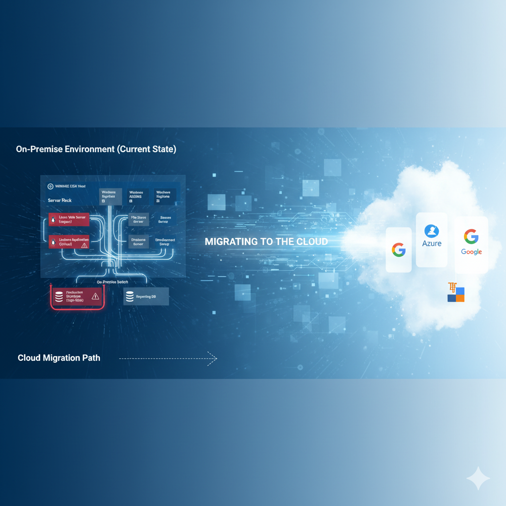 Proceso de migración de infraestructura on-premise a cloud