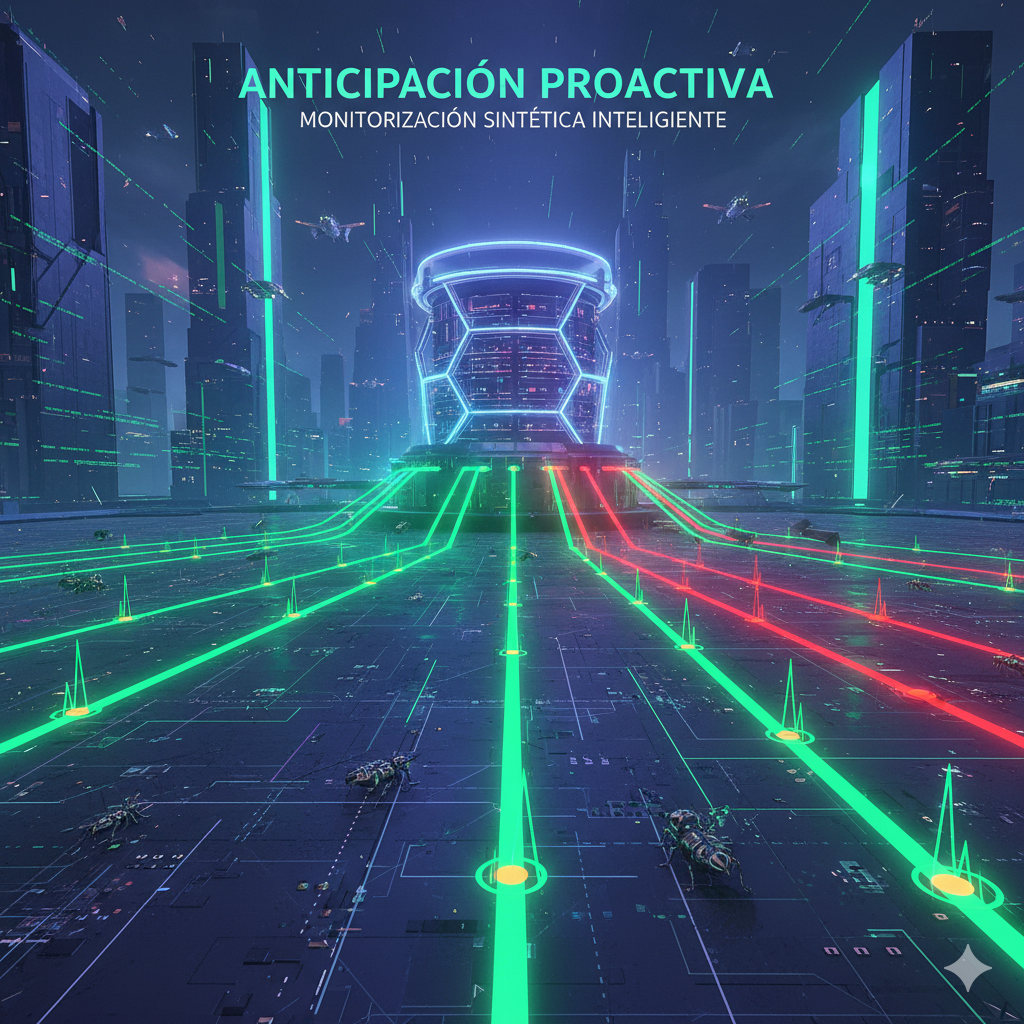 Mapa mundial mostrando sondas sintéticas